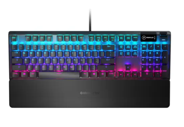 SteelSeries Apex 5 64538 TR Q RGB Blue Switch Hibrit Mekanik Gaming Klavye