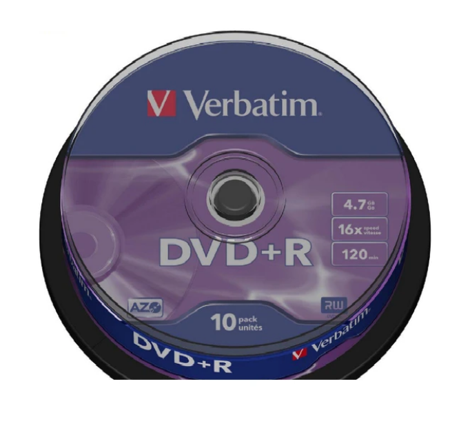 VERBATIM 43498 DVD-R 4,7GB 16X 10'LU CAKEBOX