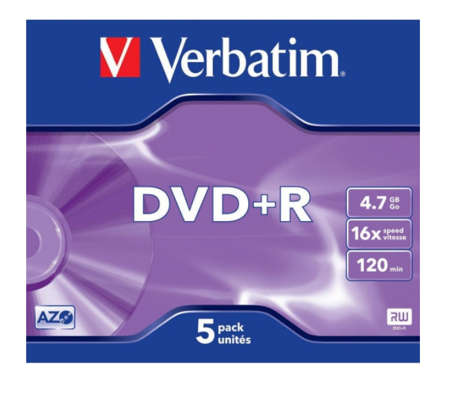VERBATIM 43497 DVD-R MATG. 4.7GB.16X 5'LI JEWEL CA