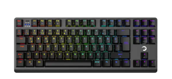 GAMEPOWER EVA 7 RED SWITCH 88 MEKANİK KLAVYE RGB