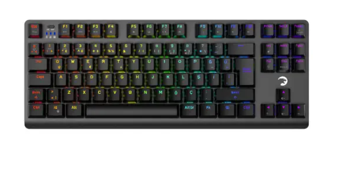 GAMEPOWER EVA 7 BLUE SWITCH 88 MEKANİK KLAVYE RGB