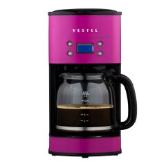 Vestel Retro Pembe Filtre Kahve Makinesi