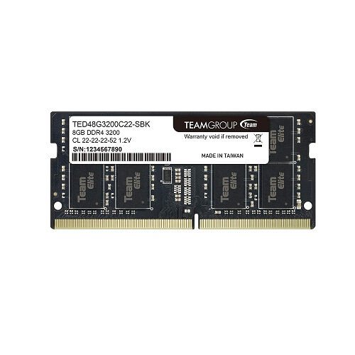 Team Elite 8GB (1x8GB) 3200MHz CL 22 DDR4 Serisi Notebook Ram