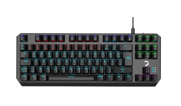 GAMEPOWER OVERLORD 60M RED SWITCH 88 MEKANİK GAMING KLAVYE