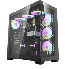 AIGO DS900 Siyah 80+ Bronze 750W ARGB Mid Tower Kasa