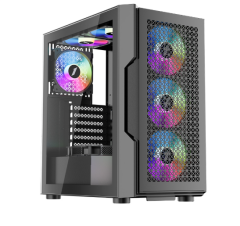 1ST PLAYER TRILOBITE T7 BEYAZ 650W 80+ ARGB 4X12CM FAN TEMPERLİ CAM MESH USB 3.0 ATX KASA