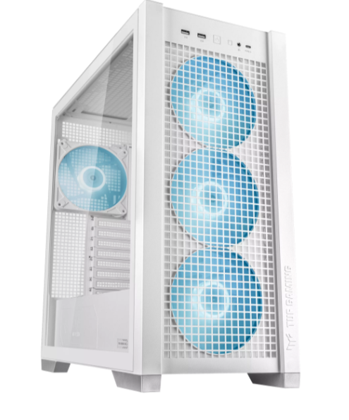 ASUS TUF GAMING GT302 ARGB 4x14CM USB3.2 E-ATX BEYAZ KASA