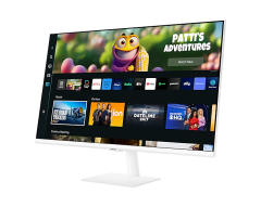 Samsung VA Smart Monitor 32'' M50C Serisi FHD Akıllı Hoparlörler ve Uzaktan Kumandalı Monitör, Beyaz