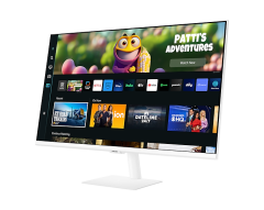 Samsung VA Smart Monitor 32'' M50C Serisi FHD Akıllı Hoparlörler ve Uzaktan Kumandalı Monitör, Beyaz