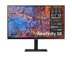 Samsung ViewFinity S8 Serisi 27'' S8 4K, 60 Hz, IPS, DisplayHDR (USB-C) UHD Profesyonel Monitör