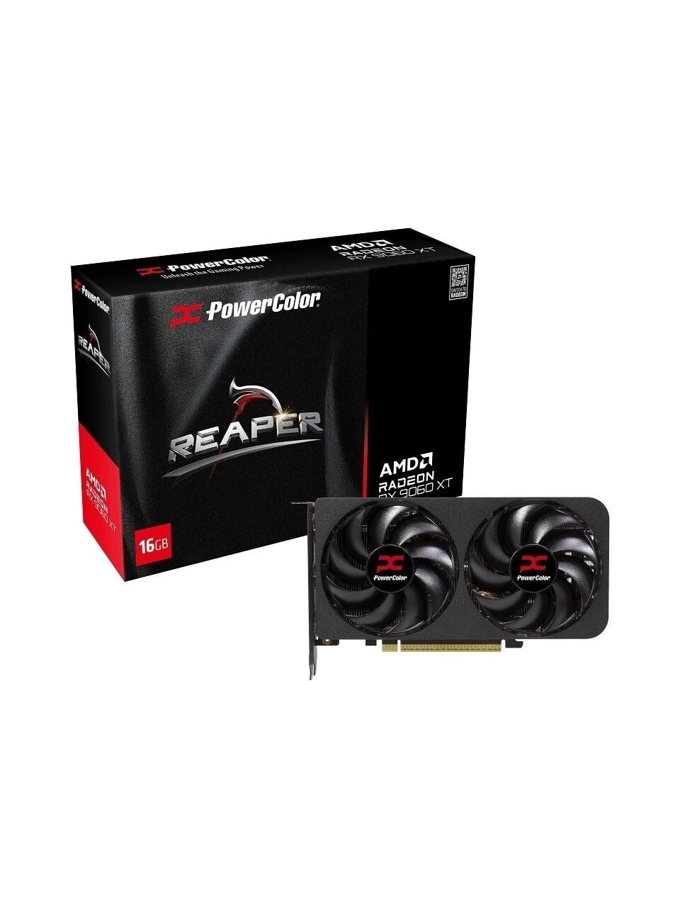 PowerColor Reaper RX9060XT 16G-A 16GB 128Bit GDDR6 2xDP, 1xHDMI