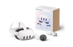 Meta Quest 3-S Advanced VR Headset, 2064x2208 Resolution Per Eye, 128GB Storage, Ring-Free Touch Plus Controllers,