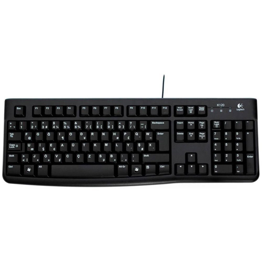 Logitech K120 F Siyah Kablolu Klavye