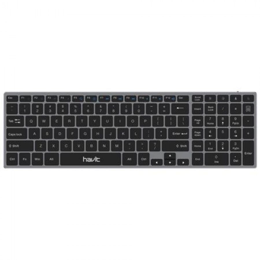 Havit KB263BT Uzay Grisi Bluetooth Klavye