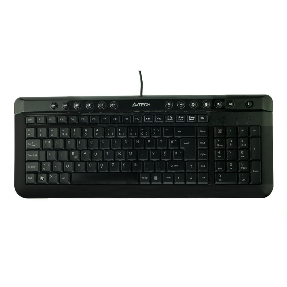 A4 Tech KL-40 F USB Siyah Klavye