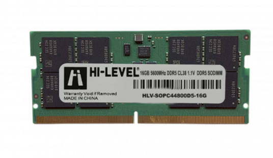 HI-LEVEL 16GB 5600MHz CL46 1.1V DDR5 NOTEBOOK RAM
