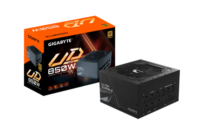 GIGABYTE PSU MODÜLER 850W 80+GOLD GP-UD850GM PG5 ICE 120MM FAN