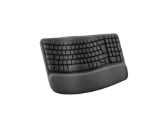 Logitech Wave Keys 920-012311 Kablosuz Klavye Q TR, Siyah