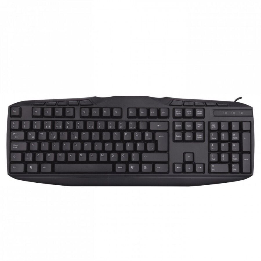 Everest KB-250U USB Multimedia Siyah Kablolu Klavye