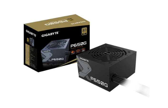 GIGABYTE PSU STANDART 650W 80+GOLD GP-P650G PG5 120MM FAN