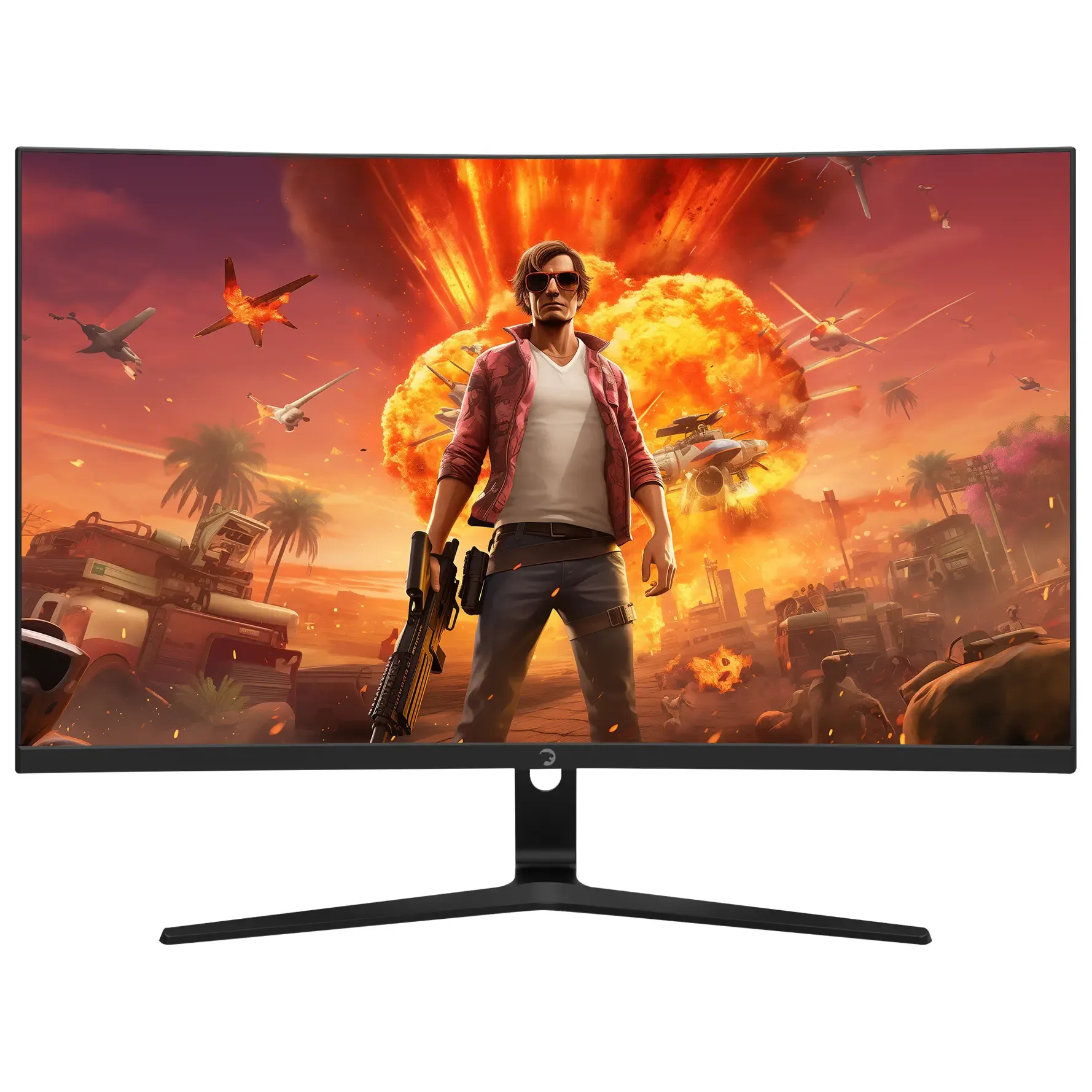 GamePower 27'' Vivid F20 Curved RGB 100Hz 1ms 2x2W Speaker Gaming Monitör