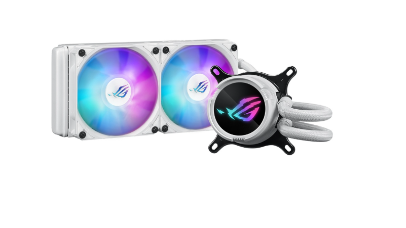 ASUS ROG STRIX LC III 240 2x12CM ARGB FAN 1700/AM5/AM4 BEYAZ SIVI SOĞUTUCU