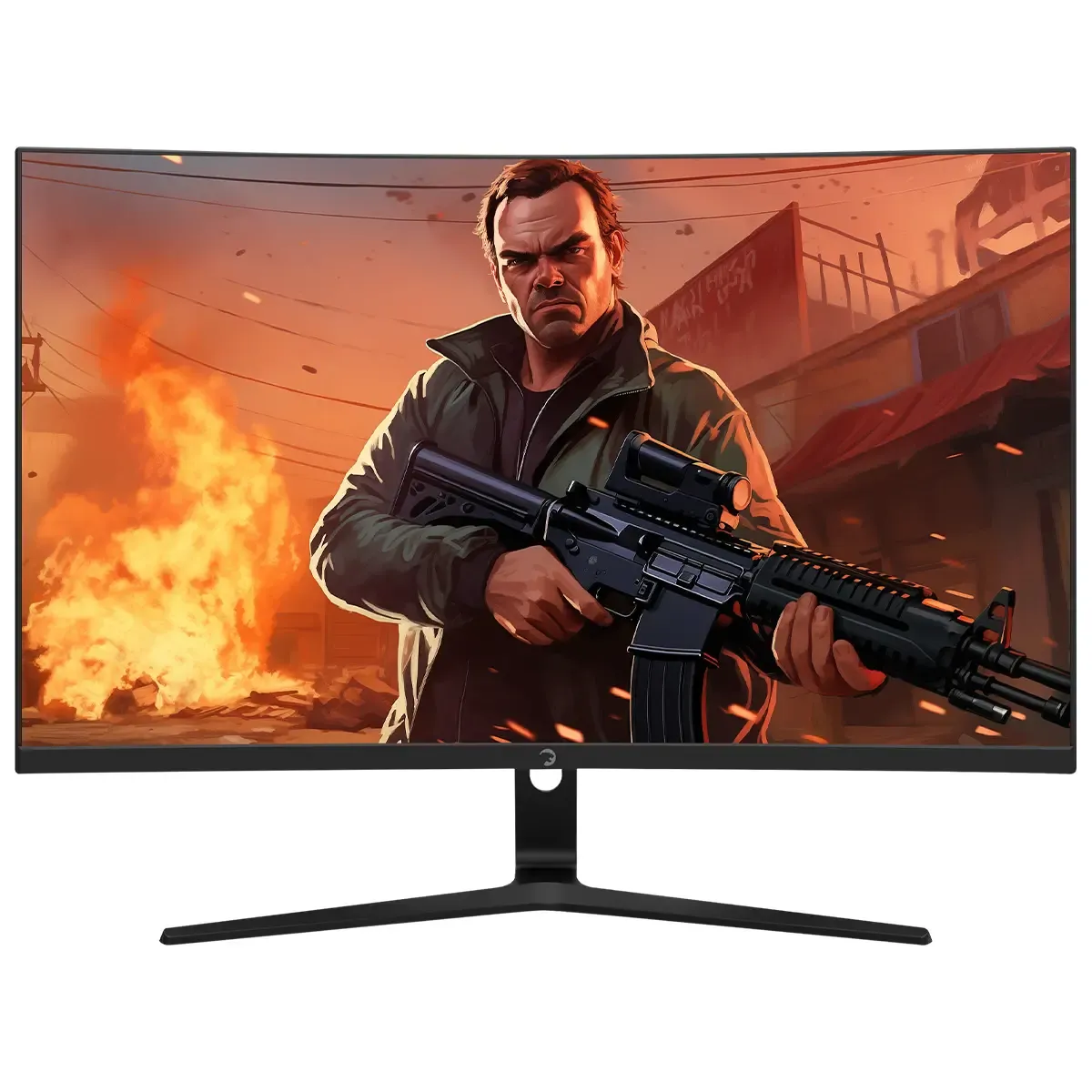 GamePower 27'' Vivid T50 Curved RGB 180Hz 0.5ms 1500R Curved 2x2W Speaker VA Gaming Monitör