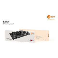 Lenovo Lecoo KB101 Siyah Kablolu Klavye