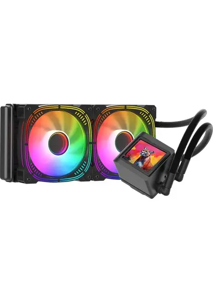 GAMEPOWER SKADI ELITE LCD 240 ARGB SIVI SOGUTMA