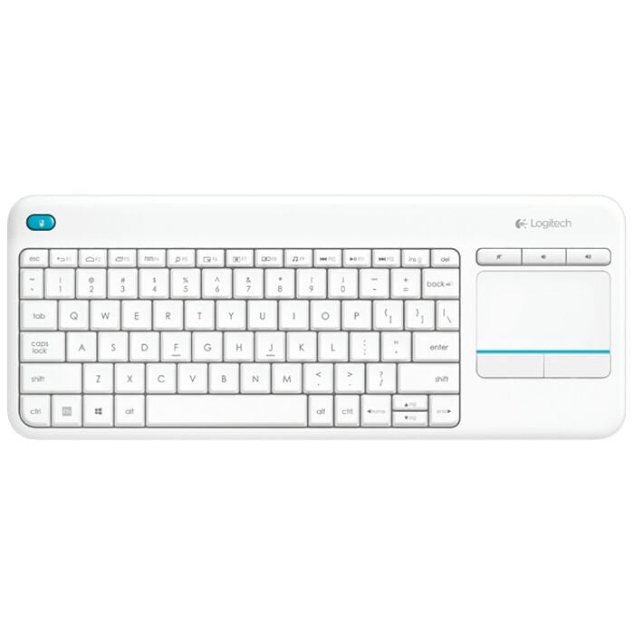 Logitech K400 Plus Touch Pad Beyaz Kablosuz Klavye