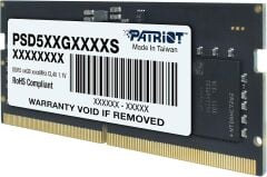 Patriot Signature Line Serisi 16GB (1x16GB) DDR5 5600MHz CL46 Notebook Ram