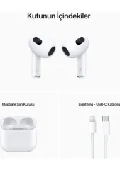 Apple AirPods (3. nesil) ve MagSafe Şarj Kutusu Bluetooth Kulaklık