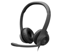 Logitech H390 Mikrofonlu Kulak Üstü Kulaklık, Siyah