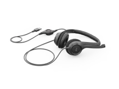 Logitech H390 Mikrofonlu Kulak Üstü Kulaklık, Siyah