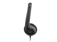 Logitech H390 Mikrofonlu Kulak Üstü Kulaklık, Siyah