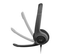 Logitech H390 Mikrofonlu Kulak Üstü Kulaklık, Siyah