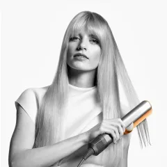 Dyson Airstrait™ saç düzleştirici (Parlak Nikel/Parlak Bakır)