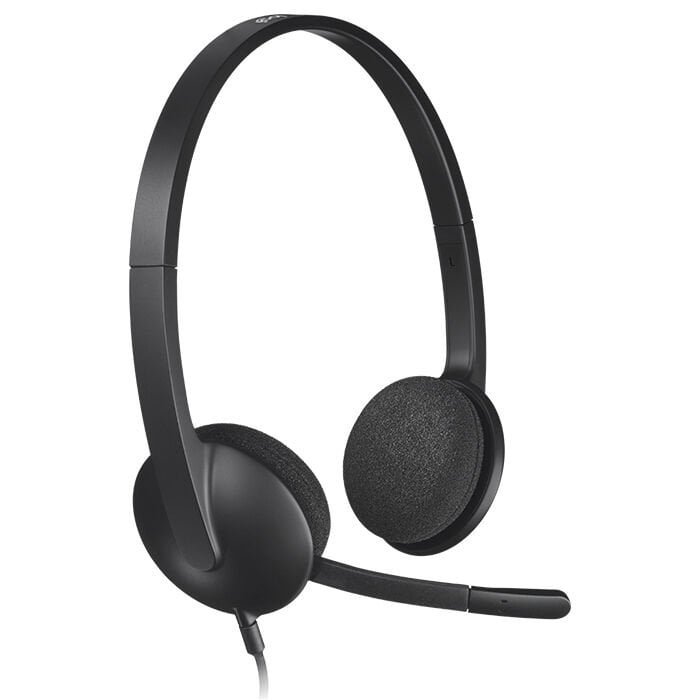 Logitech H340 Mikrofonlu USB Kablolu Kulaklık, Siyah