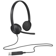 Logitech H340 Mikrofonlu USB Kablolu Kulaklık, Siyah