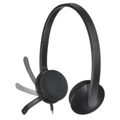 Logitech H340 Mikrofonlu USB Kablolu Kulaklık, Siyah
