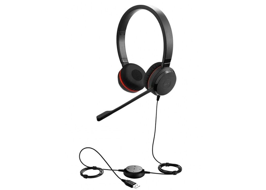 Jabra Evolve 30 II Duo UC USB-A Kablolu Çağrı Merkezi Kulaklığı