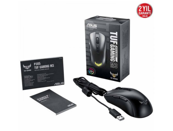 ASUS TUF GAMING P305 M3 AURA SYNC RGB 7000-DPI SENSOR HAFİF TASARIM GAMING MOUSE