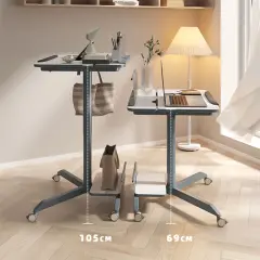 xDrive Sina Height Adjustable Drawing and Office Desk