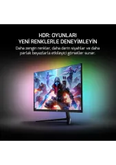 GamePower Vivid T40 24'' Curved RGB 180Hz 0.5ms FHD Va Panel 2x2W Hoparlör Gaming Monitör, Beyaz