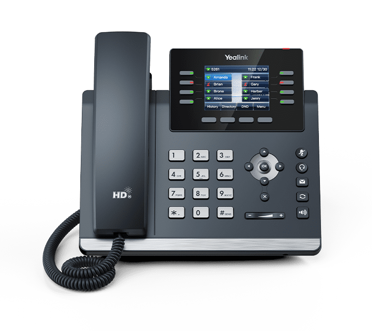 Yealink T44W Wi-Fi IP Telefon POE Destekli, Adaptörsüz