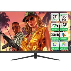 GamePower 27'' Sonic T80 Serisi Flat Fast IPS 180HZ 0.5Ms QHD 2K Gaming Monitör