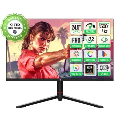 GamePower 24.5'' Scorp S10 RGB 500HZ 0.2MS FHD Flat PS Pivot HDR400 Speaker Oyuncu Monitör