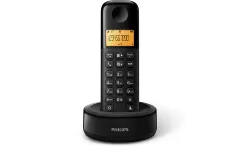 Philips D1601B/01 Kablosuz Dect Telsiz Telefon, Siyah