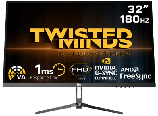 Twisted Minds 32inch, HDR ,FHD ,180Hz, VA, 1ms, HDMI2.0 Oyuncu Monitorü