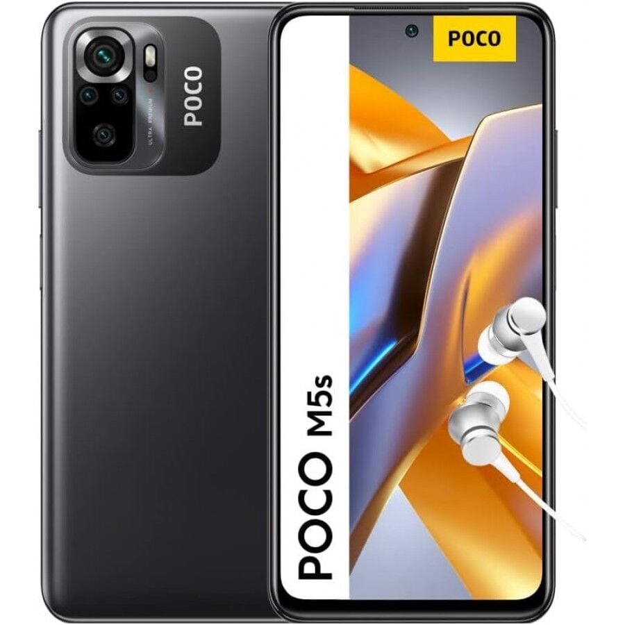 Poco M5S 4/128 GB Cep Telefonu, Gri